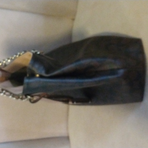 Coach leather monogram shoulder bag - Picture 5 of 12